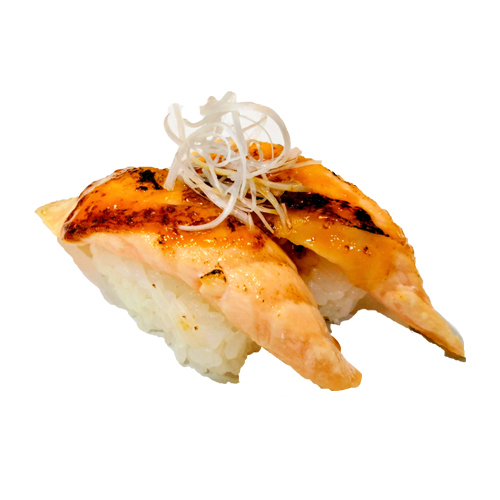 炙りとろサーモン焦がし味噌　わさび抜き