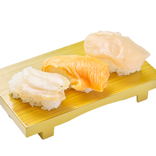 貝三貫盛り　わさび抜き